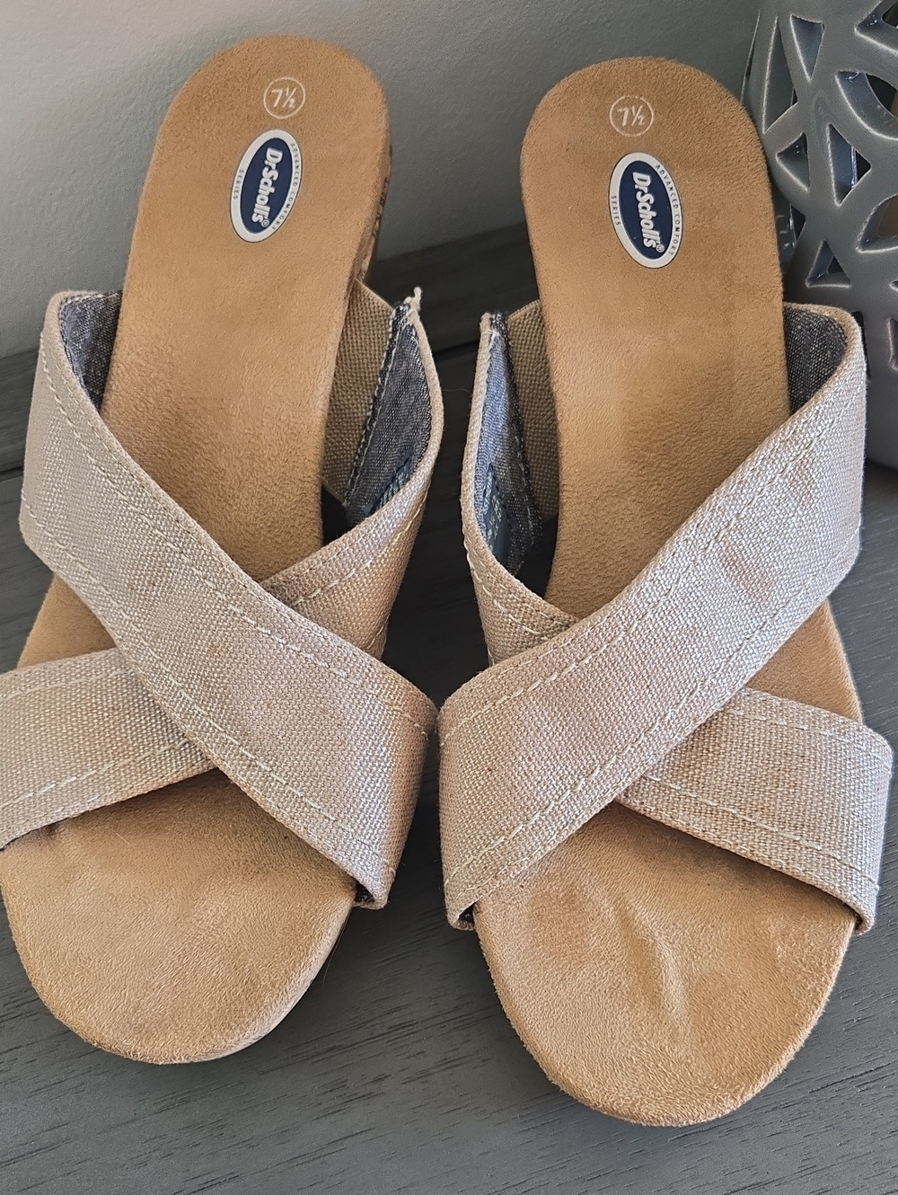 Dr. Scholl's Women's Boardwalk Slide Mules Sz 7.5
